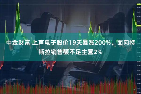 中金财富 上声电子股价19天暴涨200%，面向特斯拉销售额不足主营2%