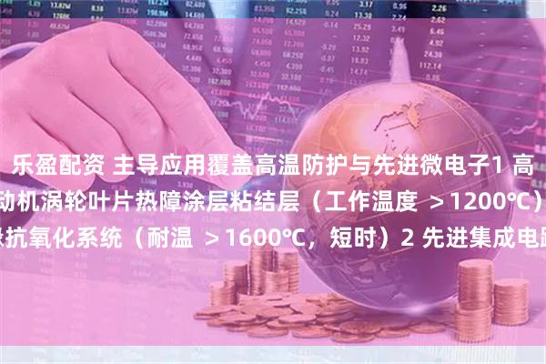 乐盈配资 主导应用覆盖高温防护与先进微电子1 高温抗氧化涂层▸ 航空发动机涡轮叶片热障涂层粘结层（工作温度 ＞1200℃）▸ 高超音速飞行器前缘抗氧化系统（耐温 ＞1600℃，短时）2 先进集成电路▸ 纳米级互连线的扩散阻挡层粘附层（厚度＜3nm，EOT等效优化）▸ 三维存储器（3